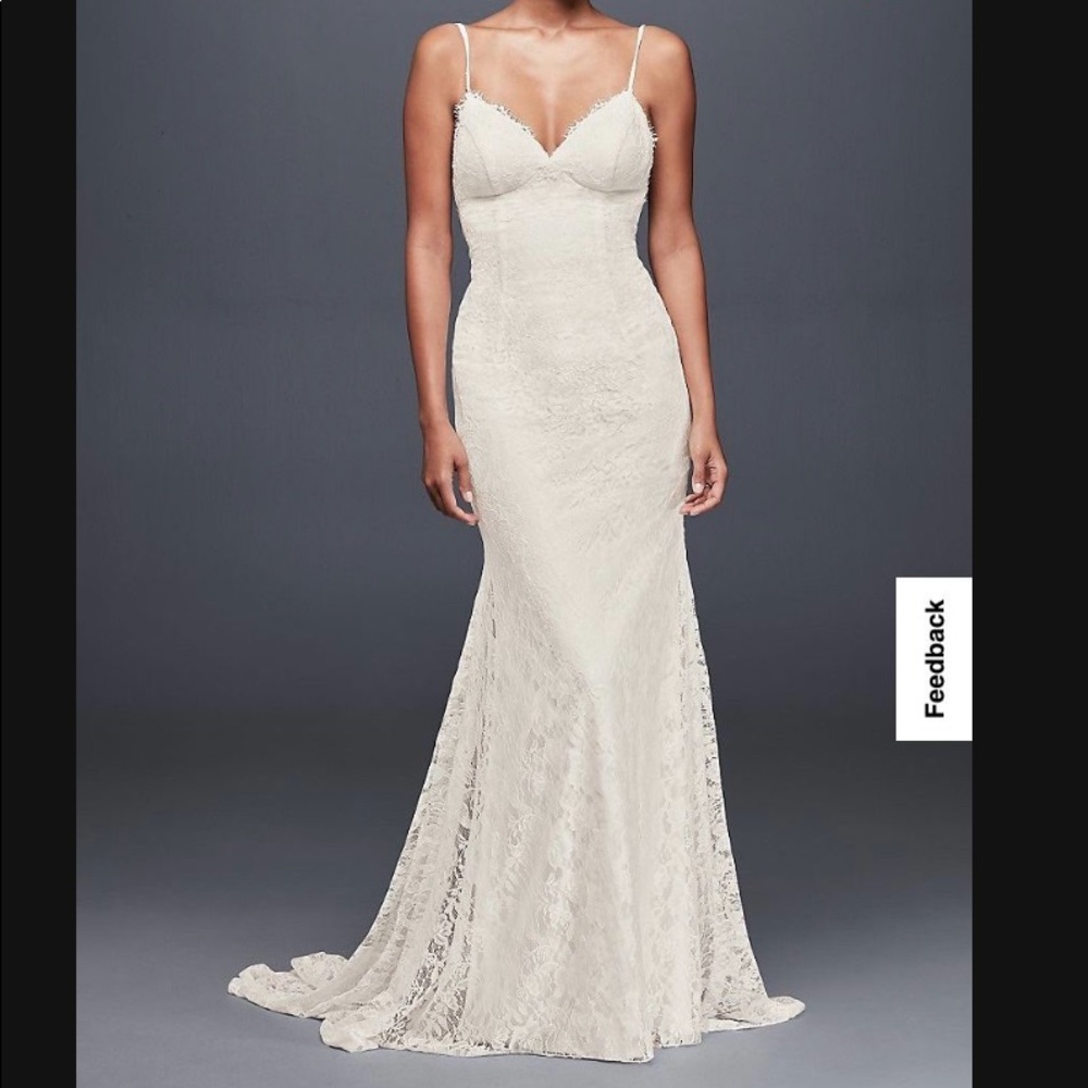Brand new Galina trumpet/mermaid wedding dress.
